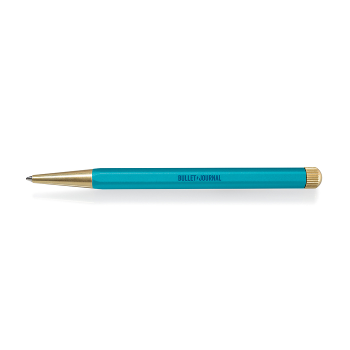 Drehgriffel Nr. 1, Turquoise25 - Gel pen with black ink - Bullet Journal Edition